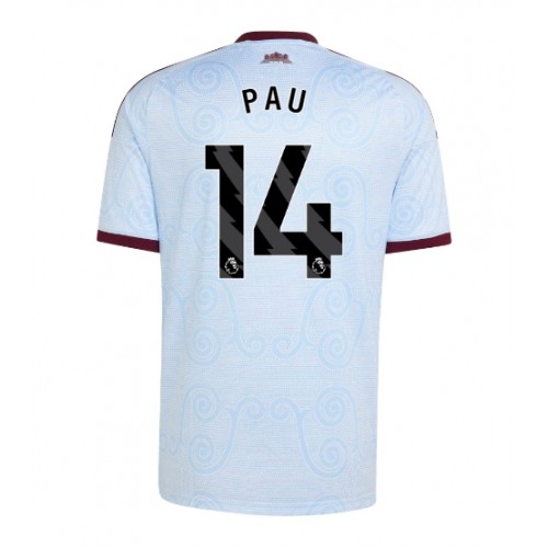 Aston Villa Pau Torres #14 Tredjeställ 2026-27 Kortärmad